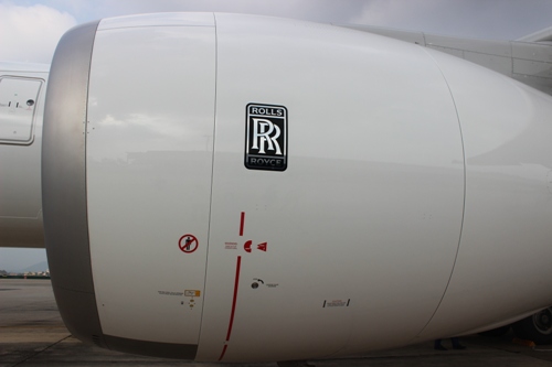 Máy bay được trang bị động cơ Rolls-Royce giúp tiết kiệm nhiên liệu