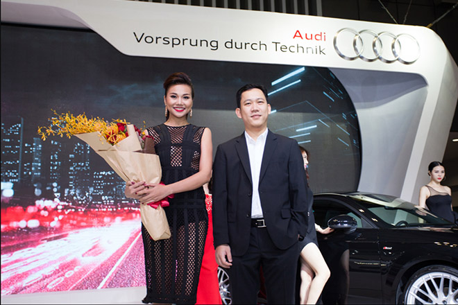 Rời khỏi Mercedes Celebrity Club, siêu mẫu Thanh Hằng lập tức trở thành đại sứ dòng xe mới của Audi tại Việt Nam