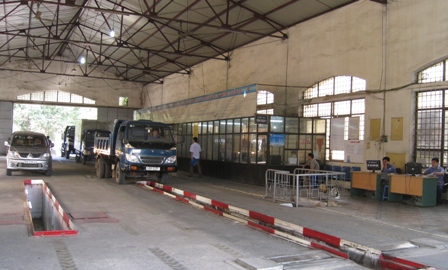 Kiểm định phương tiện tại trung tâm đăng kiểm xe cơ giới Thanh Hóa