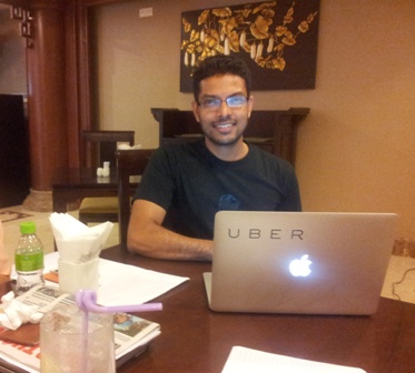 ông Karun Aya Giám đốc truyền thông của Uber Châu Á Thái Bình Dương. 