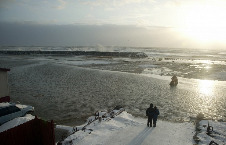Biển Bering. Ảnh: AP