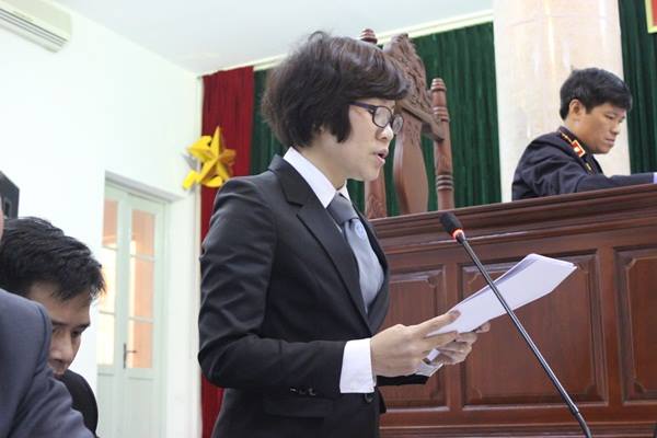 Luật sư Chu Thị Trang Vân phản đối việc thay đổi khung hình phạt đối với Nguyễn Mạnh Tường vì cho rằng không có cơ sở.