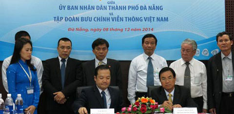 Lễ ký kết hợp tác giữa UBND TP. Đà Nẵng và VNPT