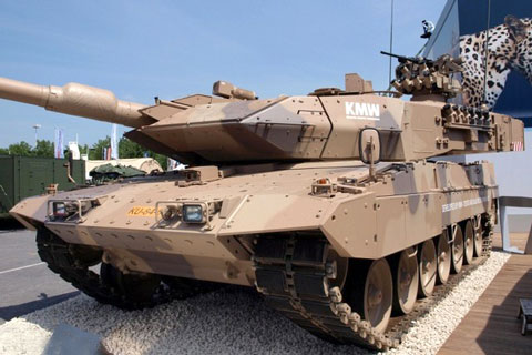 Leopard 2A7+ có vỏ giáp nhiều lớp rất khó xuyên phá