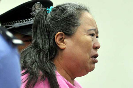 Bà Đinh Vũ Tâm trong phiên tòa xét xử ngày 24/9/2013