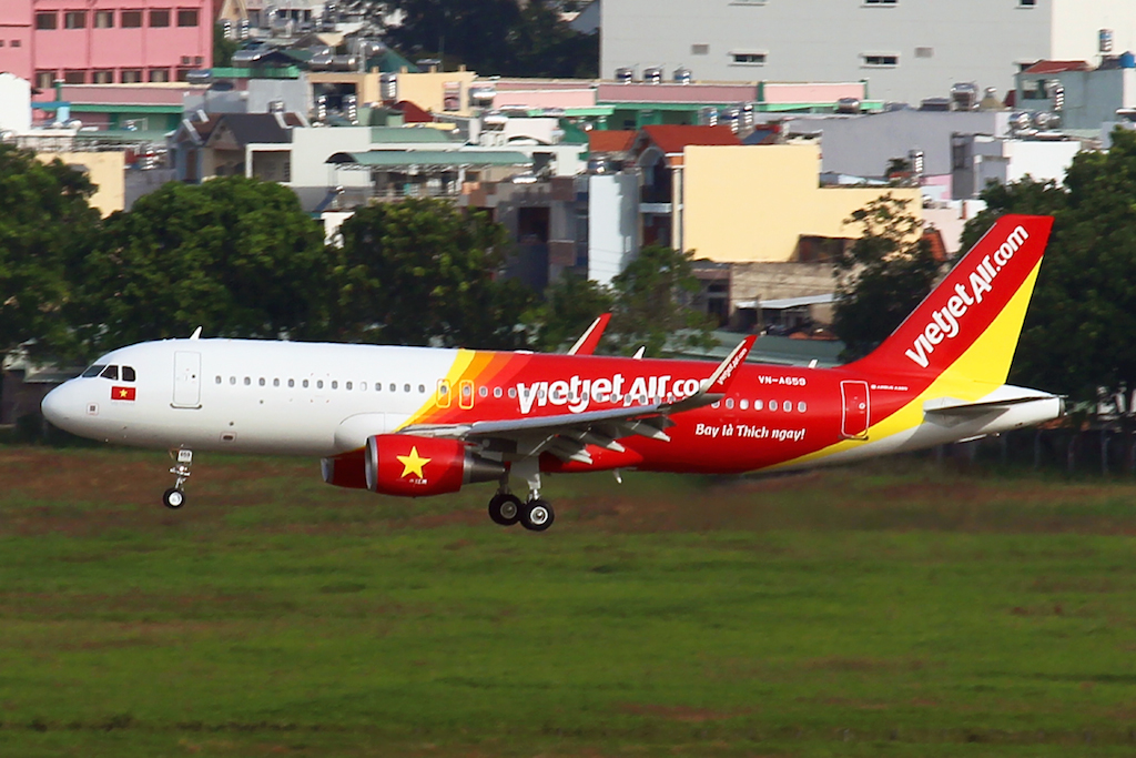 Tàu bay sản xuất riêng cho Vietjet được trang bị ghế da cao cấp, thảm trải sàn và nội thất sang trọng. 