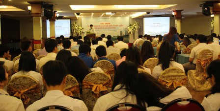Hàng trăm người là cán bộ, nhân viên liên quan đến quản lý, vận hành cao tốc TPHCM - Trung Lương tham gia hội thảo