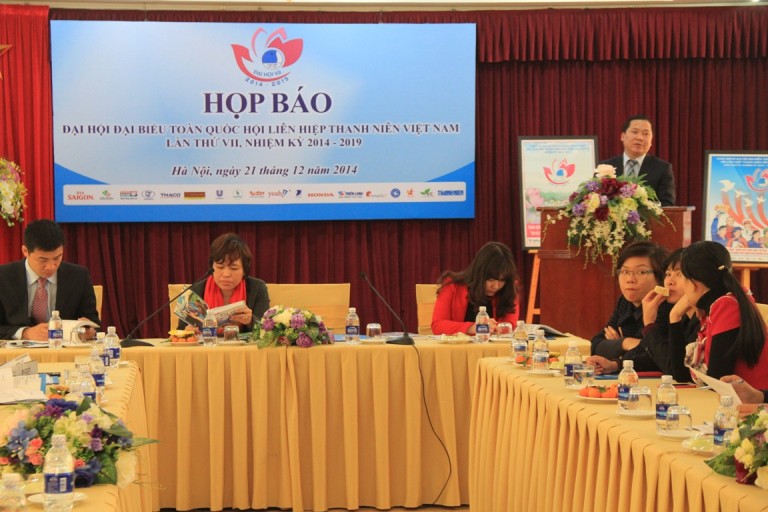 Họp báo về ĐHĐB toàn quốc Hội Liên hiệp Thanh niên Việt Nam