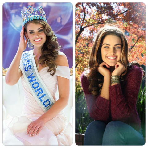 Tân Hoa hậu Thế giới Rolene Strauss sở hữu thân hình gợi cảm, gương mặt sáng với đôi mắt xanh đẹp mê hoặc.