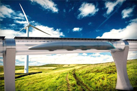 Mô phỏng hệ thống Hyperloop trên máy tính.