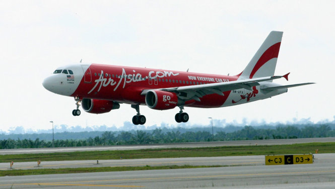 Một máy bay của hãng hàng không giá rẻ Air Asia