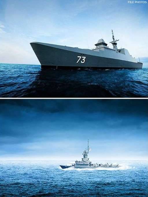 Tàu hải quân Singapore RSS Valour và RSS Supreme đã đến khu vực tìm kiếm chiếc máy bay mất tích