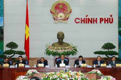 Thủ tướng Nguyễn Tấn Dũng chủ trì phiên họp Chính phủ thường kỳ tháng 12 - ảnh VGP