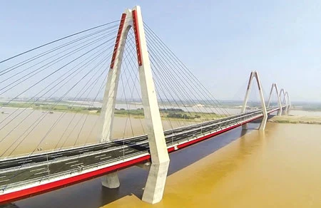 Cầu Nhật Tân, công trình hữu nghị Việt Nam - Nhật Bản