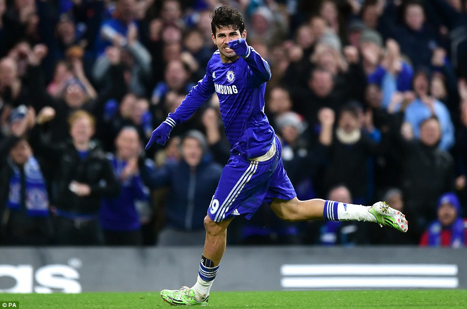 Diego Costa ấn định thắng lợi 2-0 cho Chelsea
