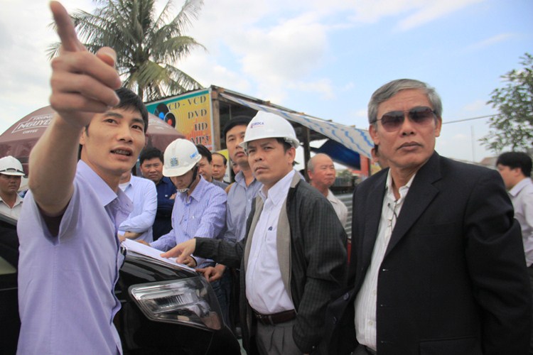 Đại diện BOT Nam Bình Định báo cáo tiến độ dự án với Thứ trưởng Thể