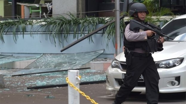 Indonesia tăng cường an ninh sau vụ nổ bom 