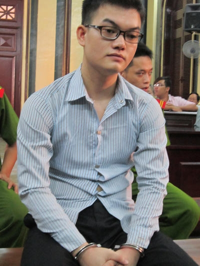 Bị cáo Quang tại tòa - Ảnh: Phan Thương