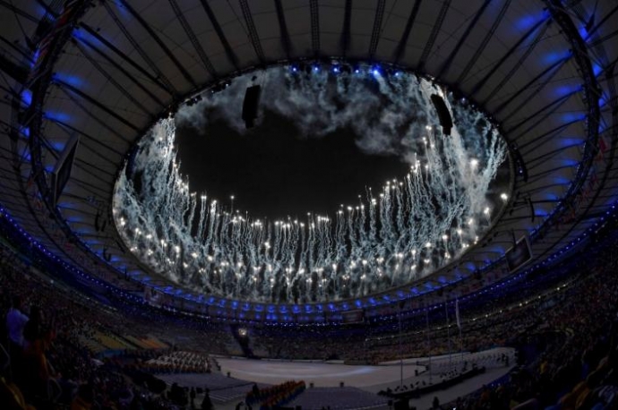 Màn pháo hoa rực rỡ đánh dấu Olympic Rio 2016 chín