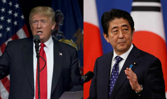 Shinzo-Abe-Donald-Trump