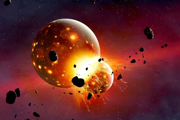 An-artist-s-impression-of-the-Moon-colliding-with-