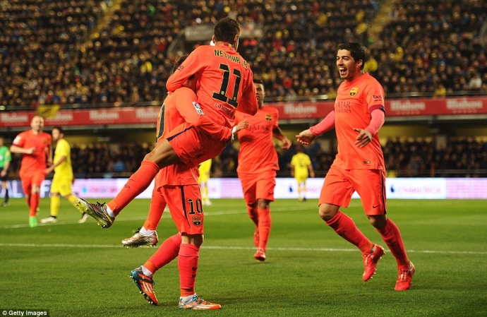 Barca giành thắng lợi dễ dàng trước Villareal