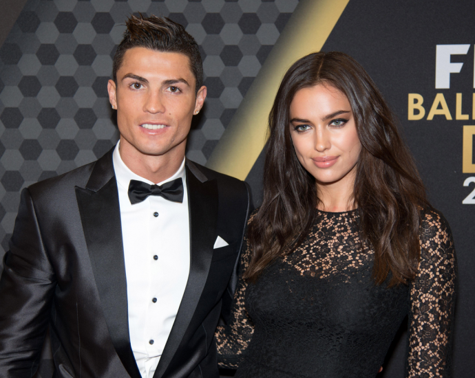 Ronaldo và Irina thời còn mặn nồng