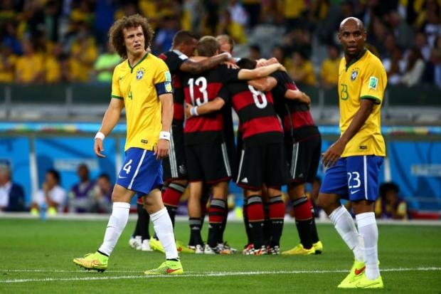 Brasil thua Đức 1-7 trong trận bán kết World Cup 2