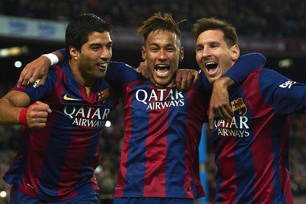 Messi, Suarez và Neymar đang có phong độ rất cao