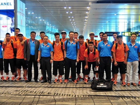 U23 Việt Nam đã có mặt tại Singapore