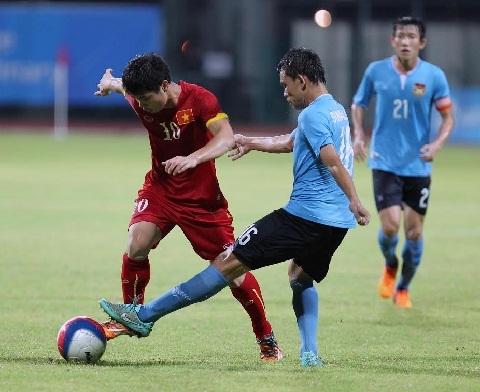 U23 Việt Nam chơi dưới sức ở trận đấu với U23 Lào