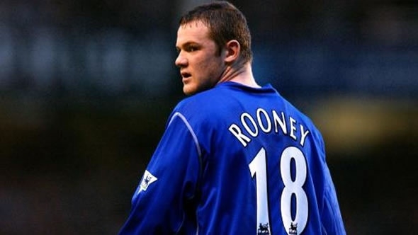 Rooney khi còn khoác áo Everton