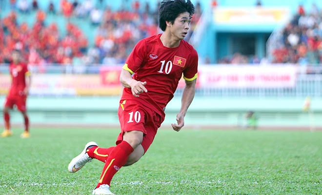 Công Phượng trong màu áo U23 Việt Nam