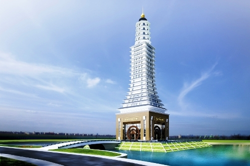 Phối cảnh tháp Thái Bình