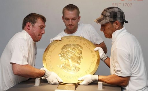 100kg gold coin 1.