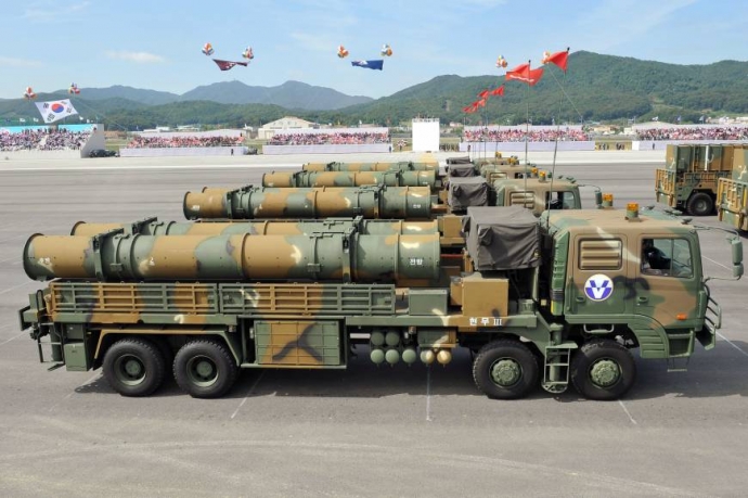 Hyunmoo ballistic missiles