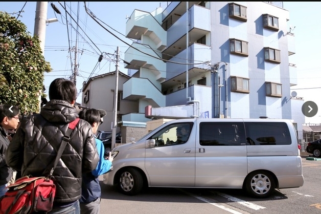 Cảnh sát đến bắt nghi phạm Shibuya Yoshimasa