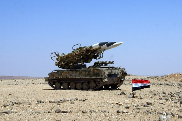 Tên lửa phòng không Buk của Syria do Nga cung cấp