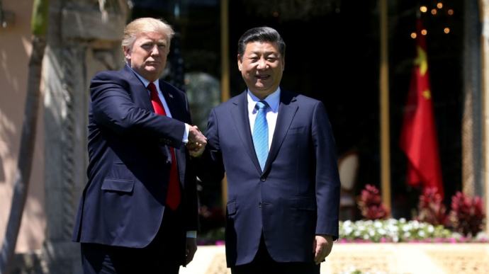 Tổng thống Mỹ Donald và Chủ tịch Trung Quốc Tập Cậ