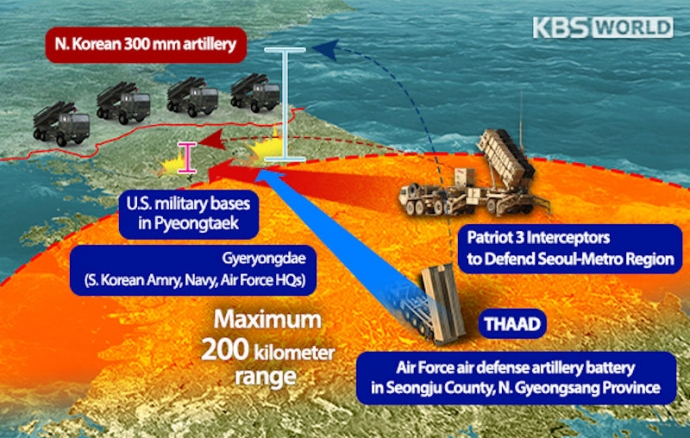 Tên lửa THAAD có thể đánh chặn các tên lửa đạn đạo