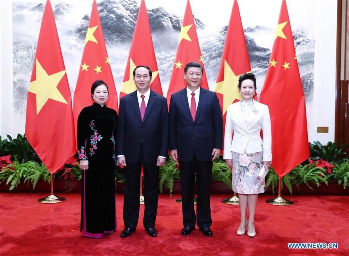 Chủ tịch nước Trần Đại Quang thăm chính thức Trung