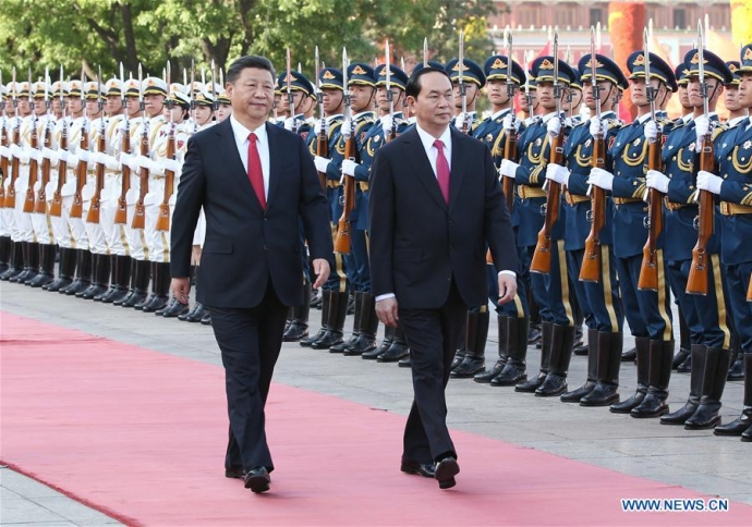 Chủ tịch nước Trần Đại Quang thăm chính thức Trung