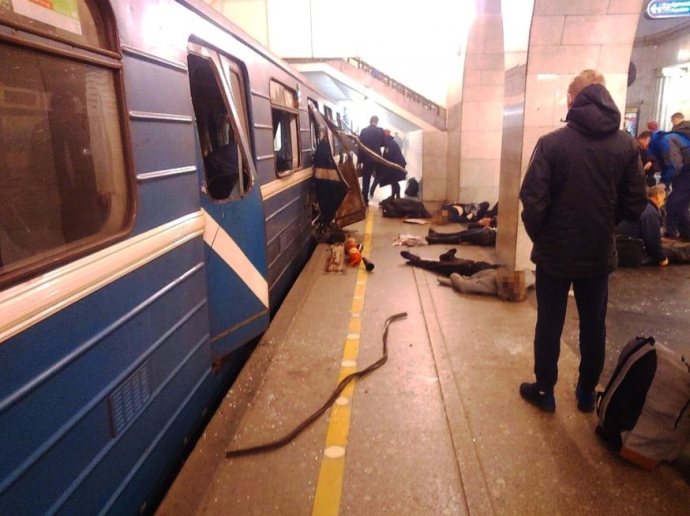 Vụ nổ nhà ga tàu điện ngầm ở  St.Petersburg