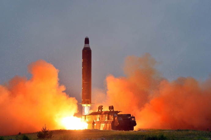 Triều Tiên bắn tên lửa đúng ngày Một vành đai, một