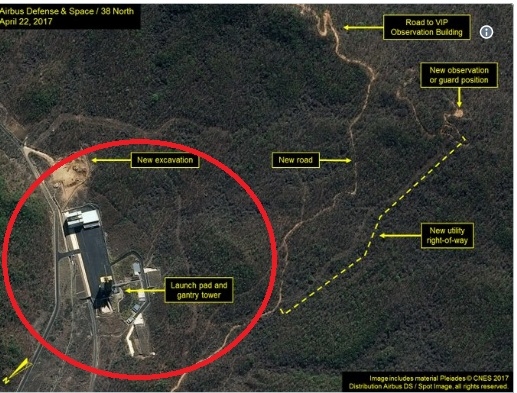 Triều Tiên đang nâng cấp sân bay vũ trụ