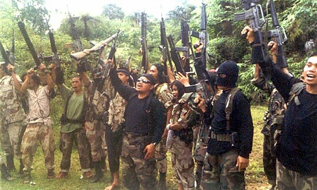 Các thành viên của phiến quân  Abu Sayyaf - ảnh tư