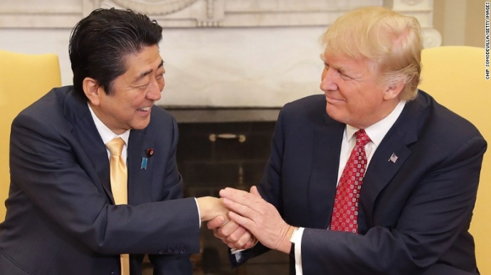 Lãnh đạo hai nước Mỹ - Nhật Bản