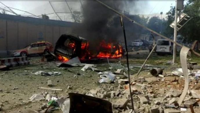 Hiện trường vụ tấn công ở Kabul