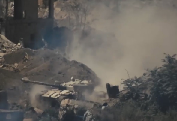 Xe tăng của quân đội Syria