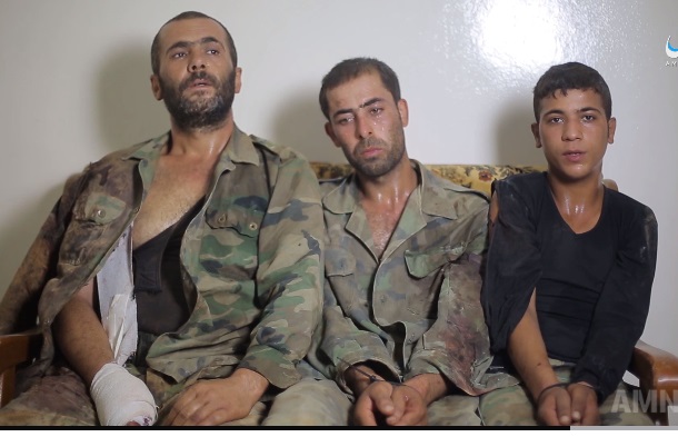3 binh sỹ Syria xuất hiện trong đoạn video 2